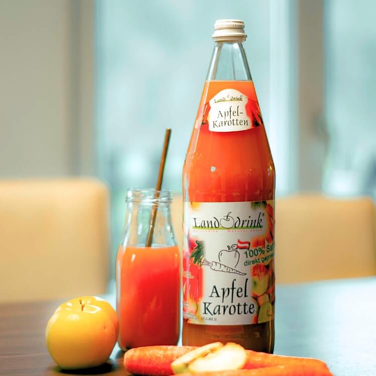 Apfel-Karotten-Saft